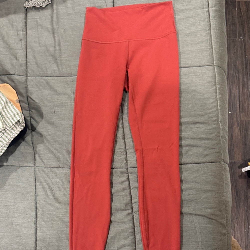 lululemon athletica Red Leggings